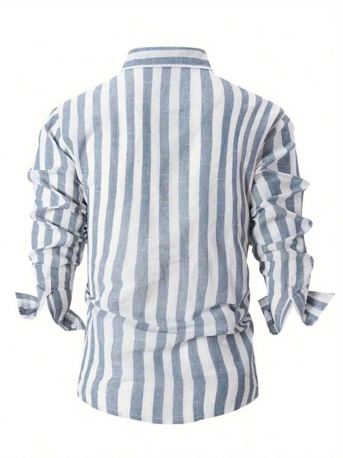 Męska koszula casual w pionowe paski