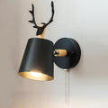 Kinkiet Antler - Black &amp; Wood color
