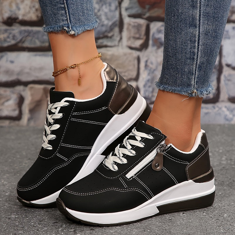 Lekkie sneakersy ortopedyczne z wygodną podeszwą - Venice Black