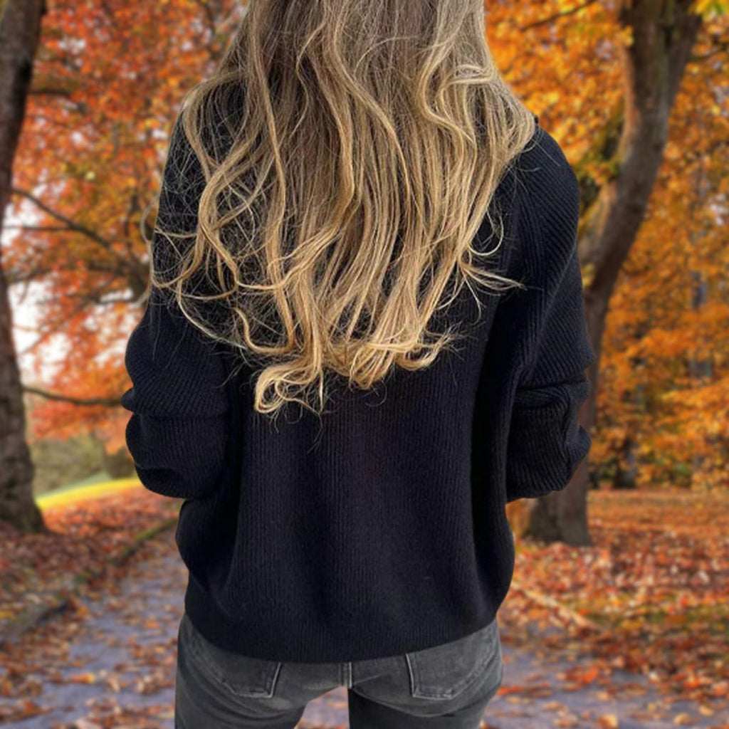 Elegancki sweter z miękkiej dzianiny