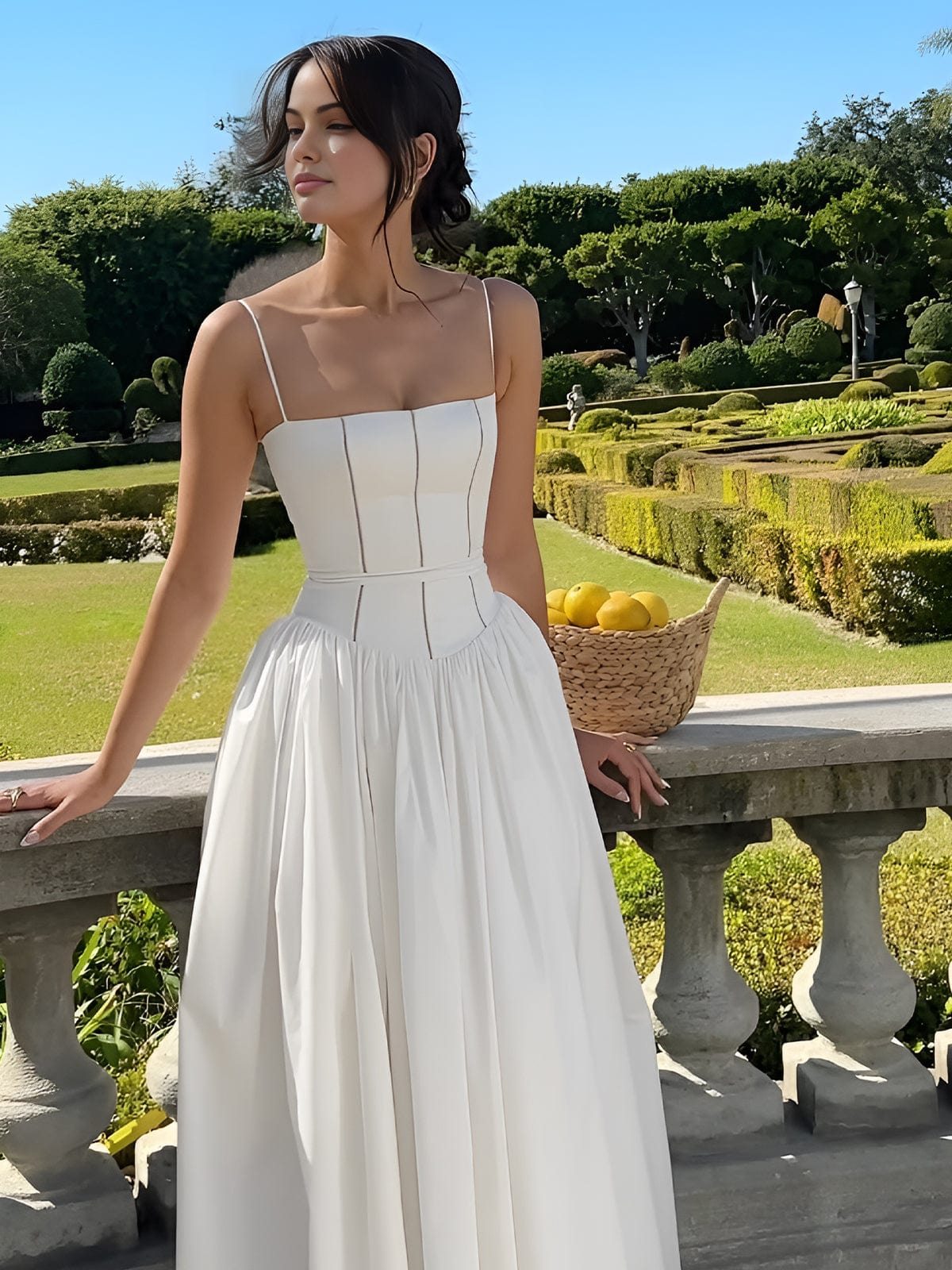 Lekka, elegancka sukienka midi na lato