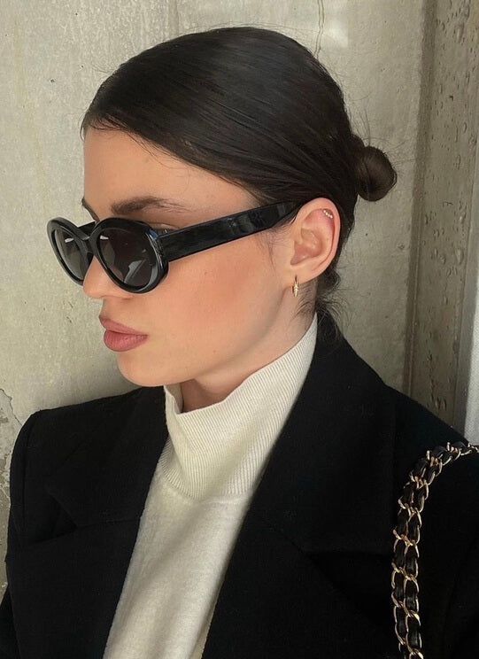 Eleganckie, lekkie okulary przeciwsłoneczne z ochroną UVA i UVB