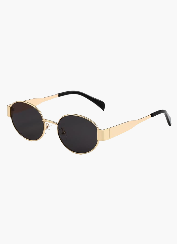Eleganckie okulary przeciwsłoneczne z ochroną UV - Czarny