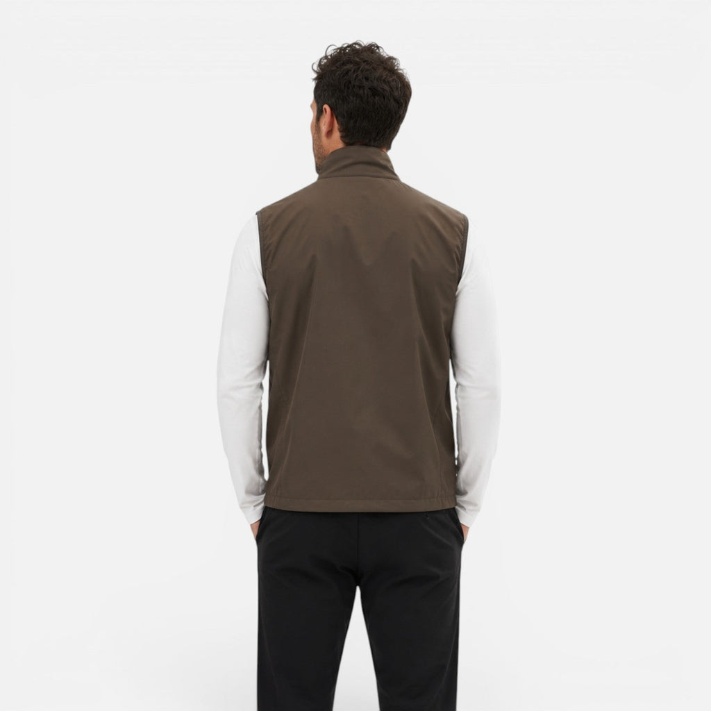 Lekka męska kamizelka softshell z zamkiem