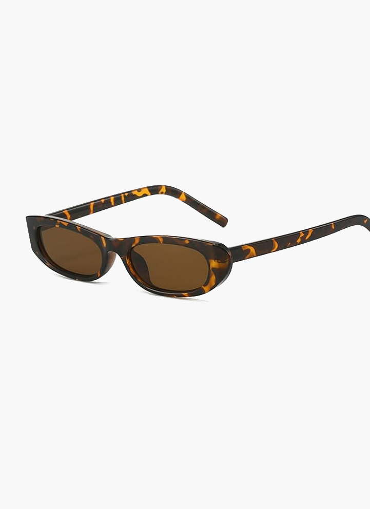 Eleganckie damskie okulary przeciwsłoneczne z ochroną UVA i UVB - Zielony