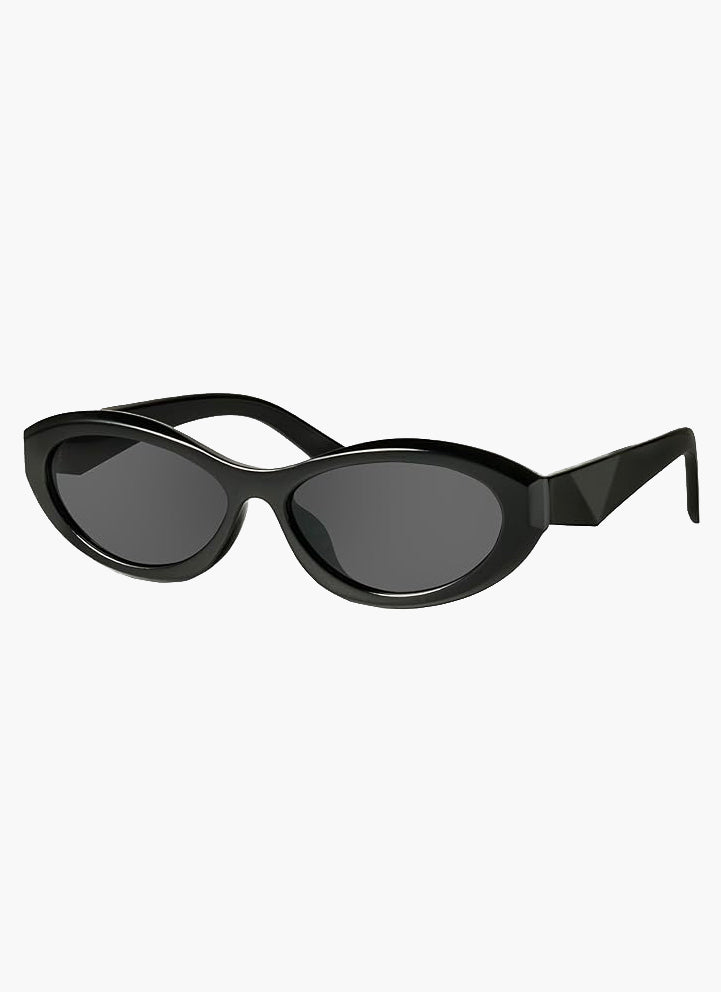 Damskie okulary przeciwsłoneczne z ochroną UV - Czarny