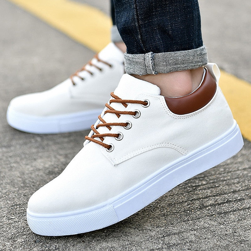 Eleganckie sneakersy męskie do codziennych stylizacji - Biały