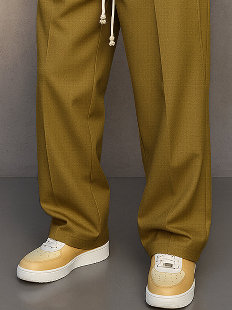Klasyczne spodnie męskie o nowoczesnym, prostym kroju