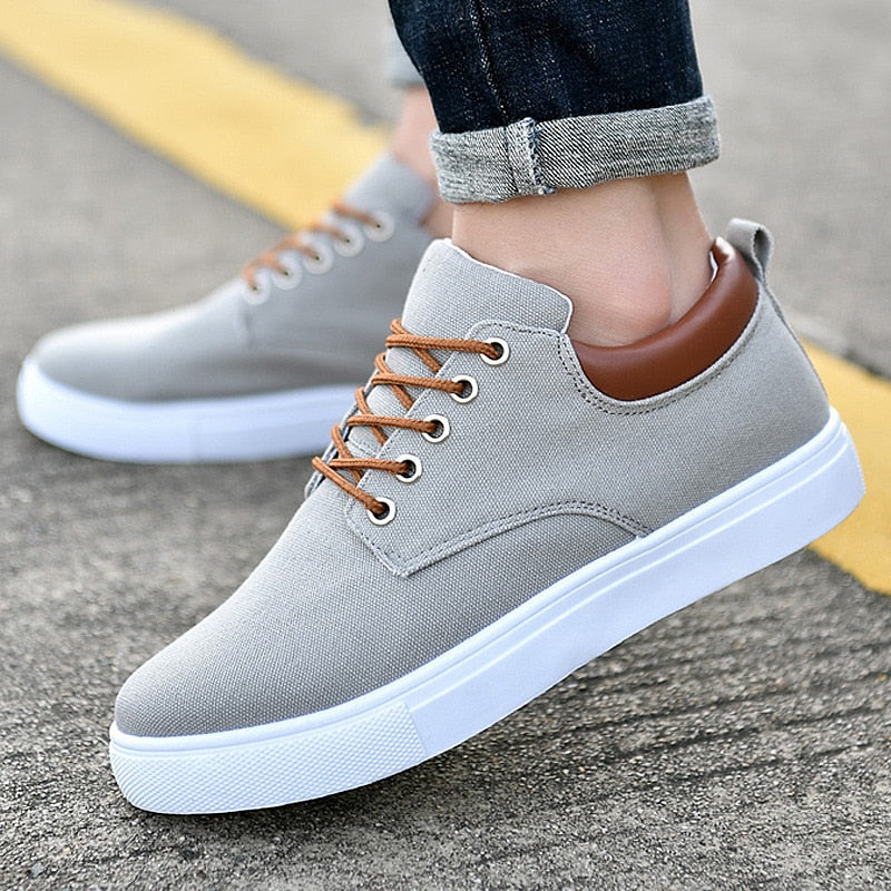 Eleganckie sneakersy męskie do codziennych stylizacji - Szary