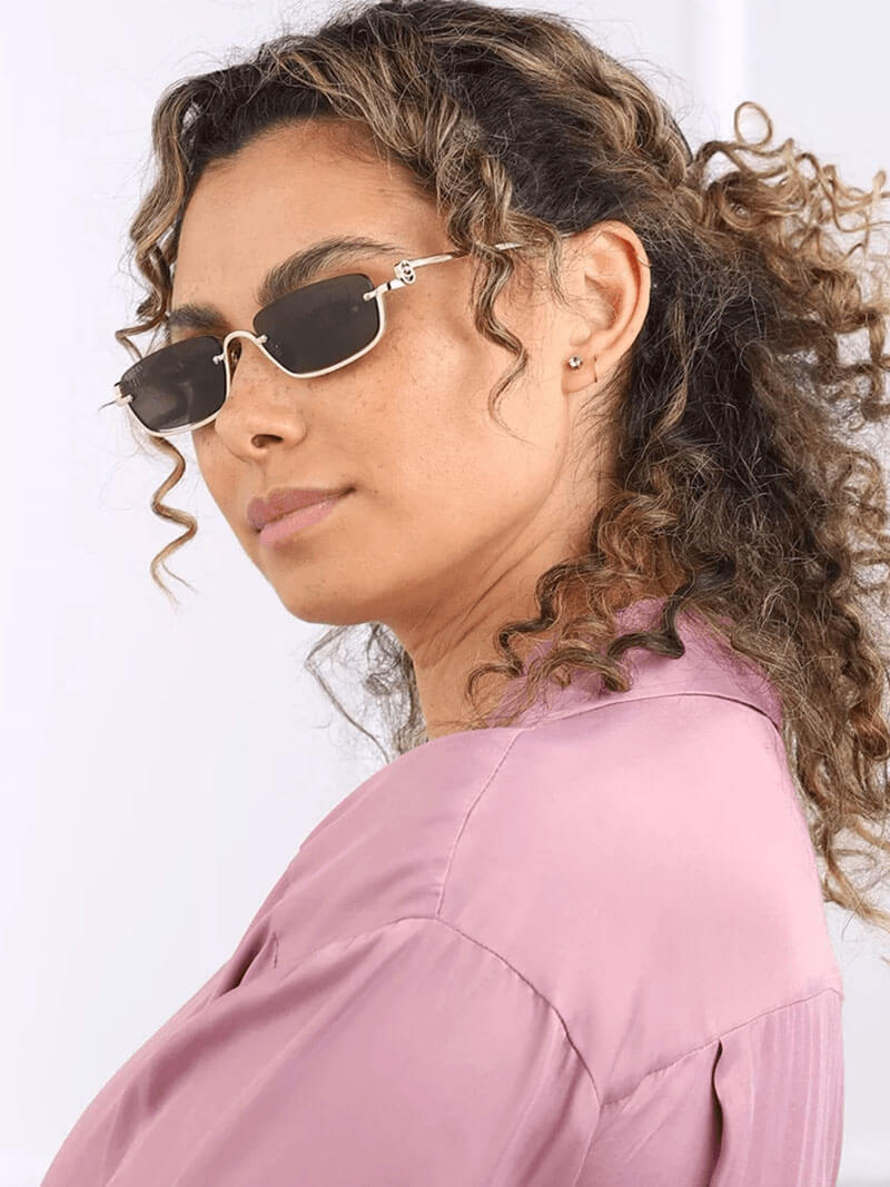 Eleganckie damskie okulary przeciwsłoneczne z ochroną UV