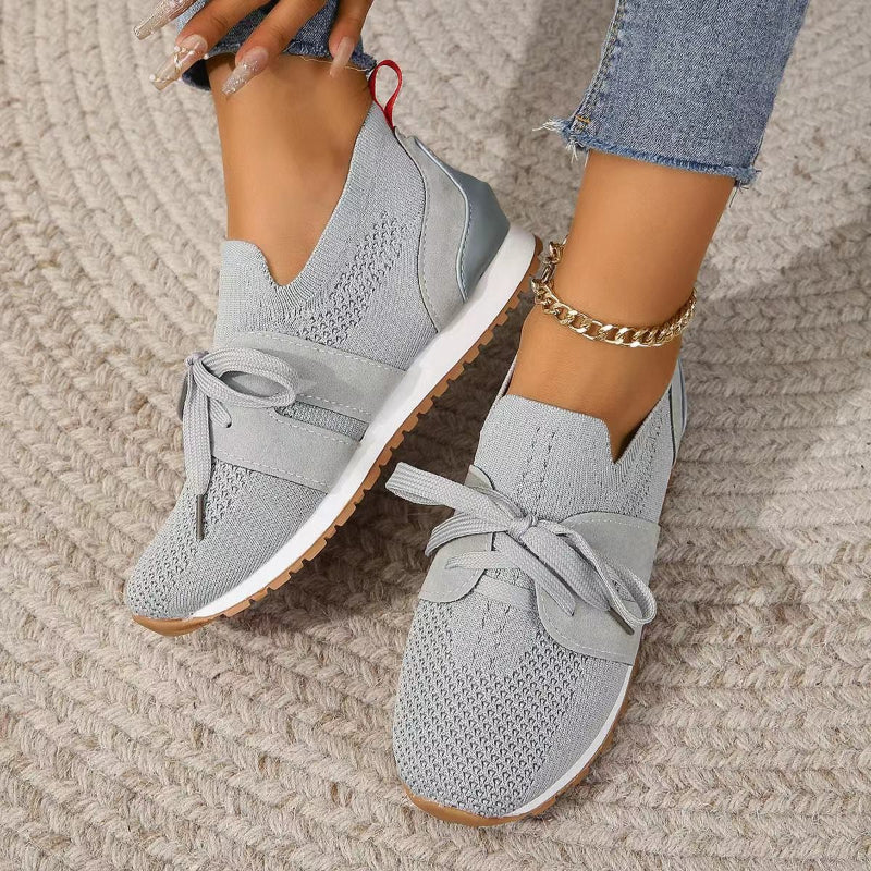 Damskie sneakersy ortopedyczne o ergonomicznej konstrukcji - Szary
