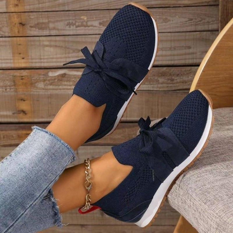 Damskie sneakersy ortopedyczne o ergonomicznej konstrukcji - Niebieski