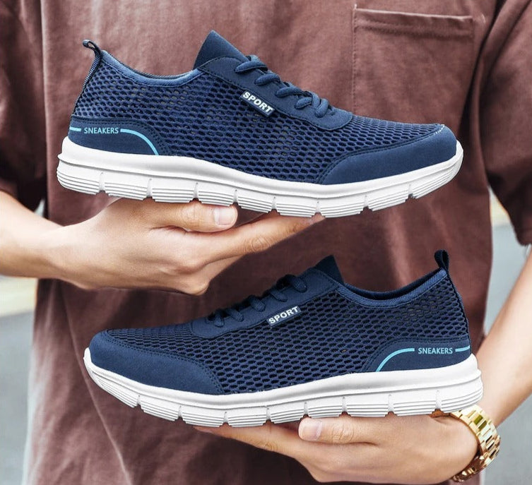 Lekkie męskie buty sportowe z oddychającą siateczką