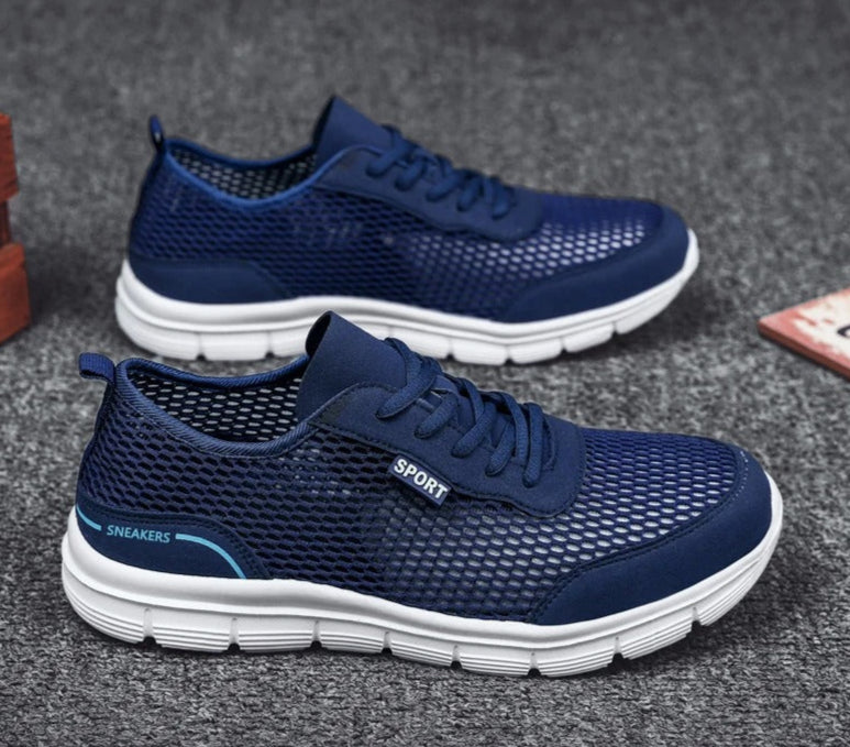 Lekkie męskie buty sportowe z oddychającą siateczką