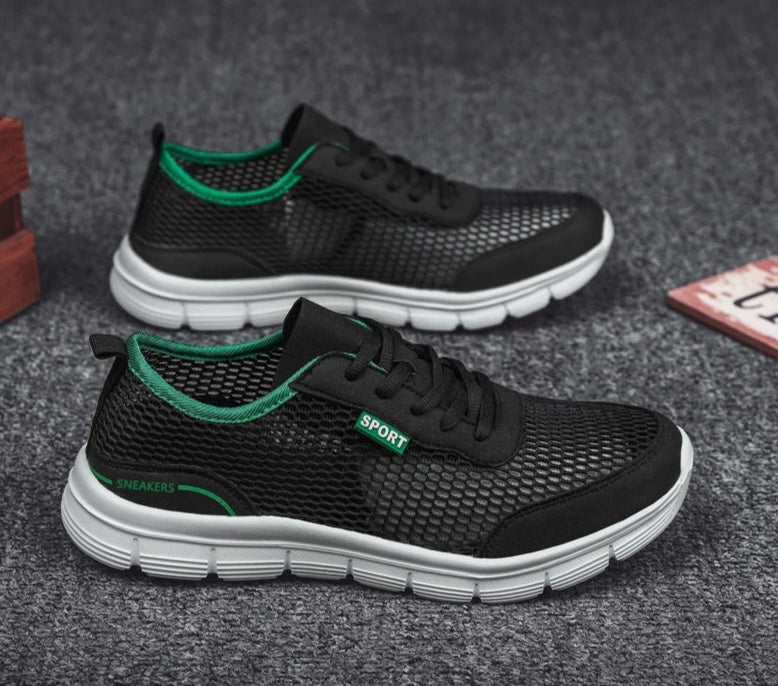 Lekkie męskie buty sportowe z oddychającą siateczką