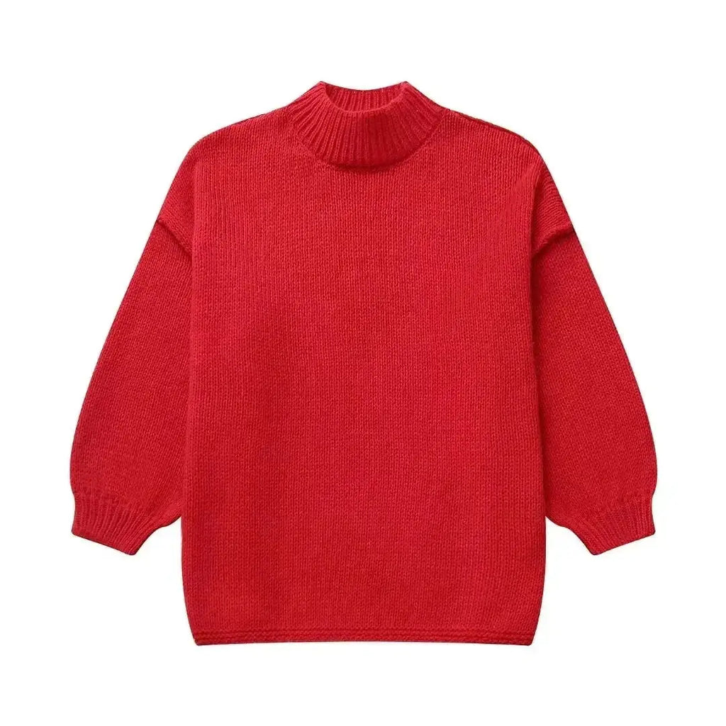 Miękki i ciepły sweter oversize na jesień