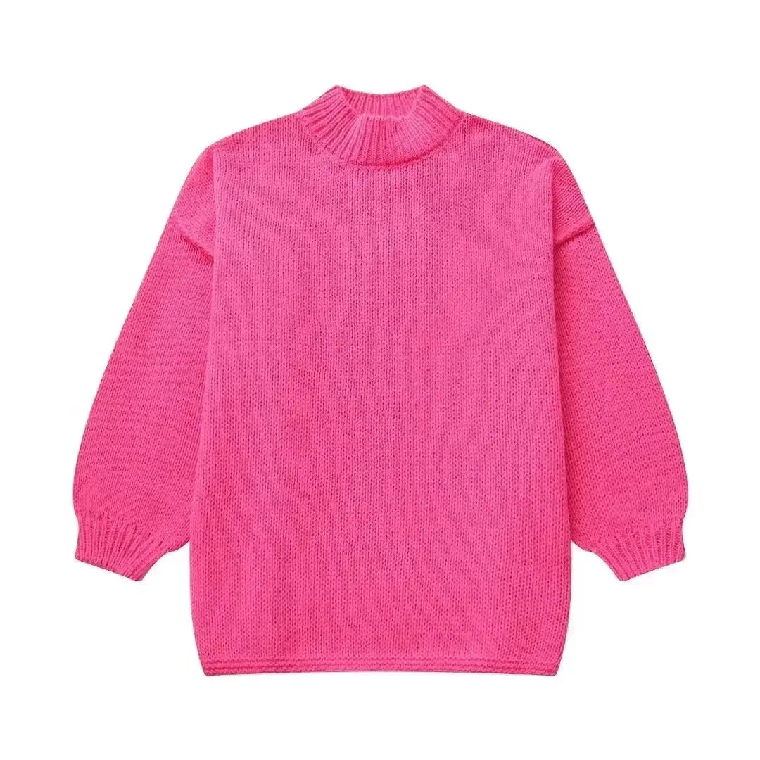 Miękki i ciepły sweter oversize na jesień