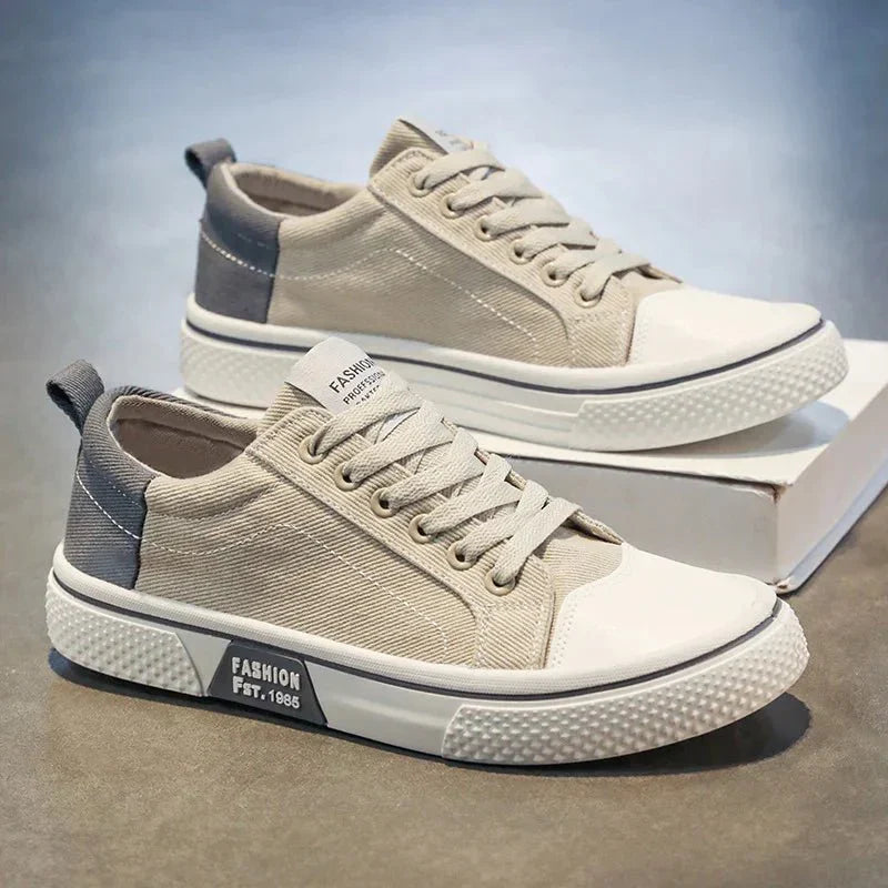 Męskie niskie sneakersy z klasycznym wiązaniem