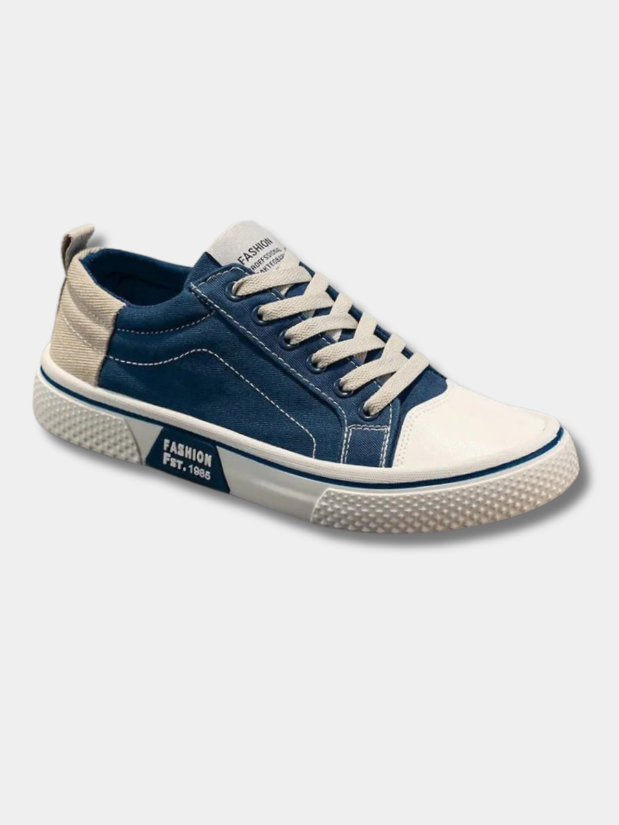 Męskie niskie sneakersy z klasycznym wiązaniem