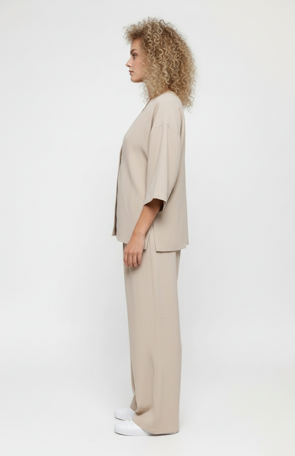 Dwuczęściowy zestaw loungewear o luźnym kroju