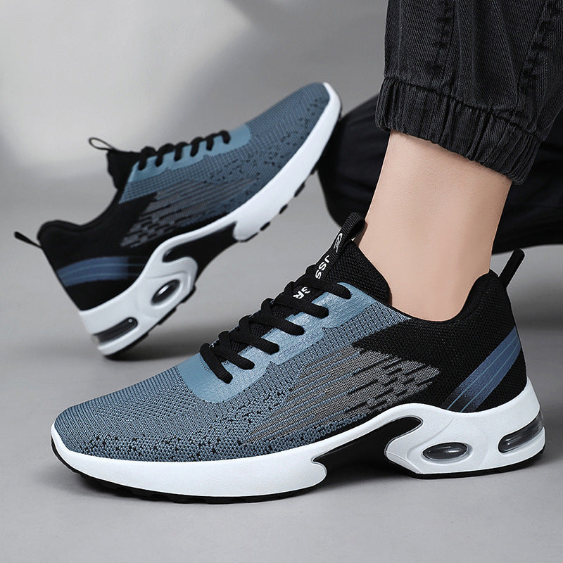 Lekkie męskie sneakersy ortopedyczne z amortyzującą podeszwą - Granatowy